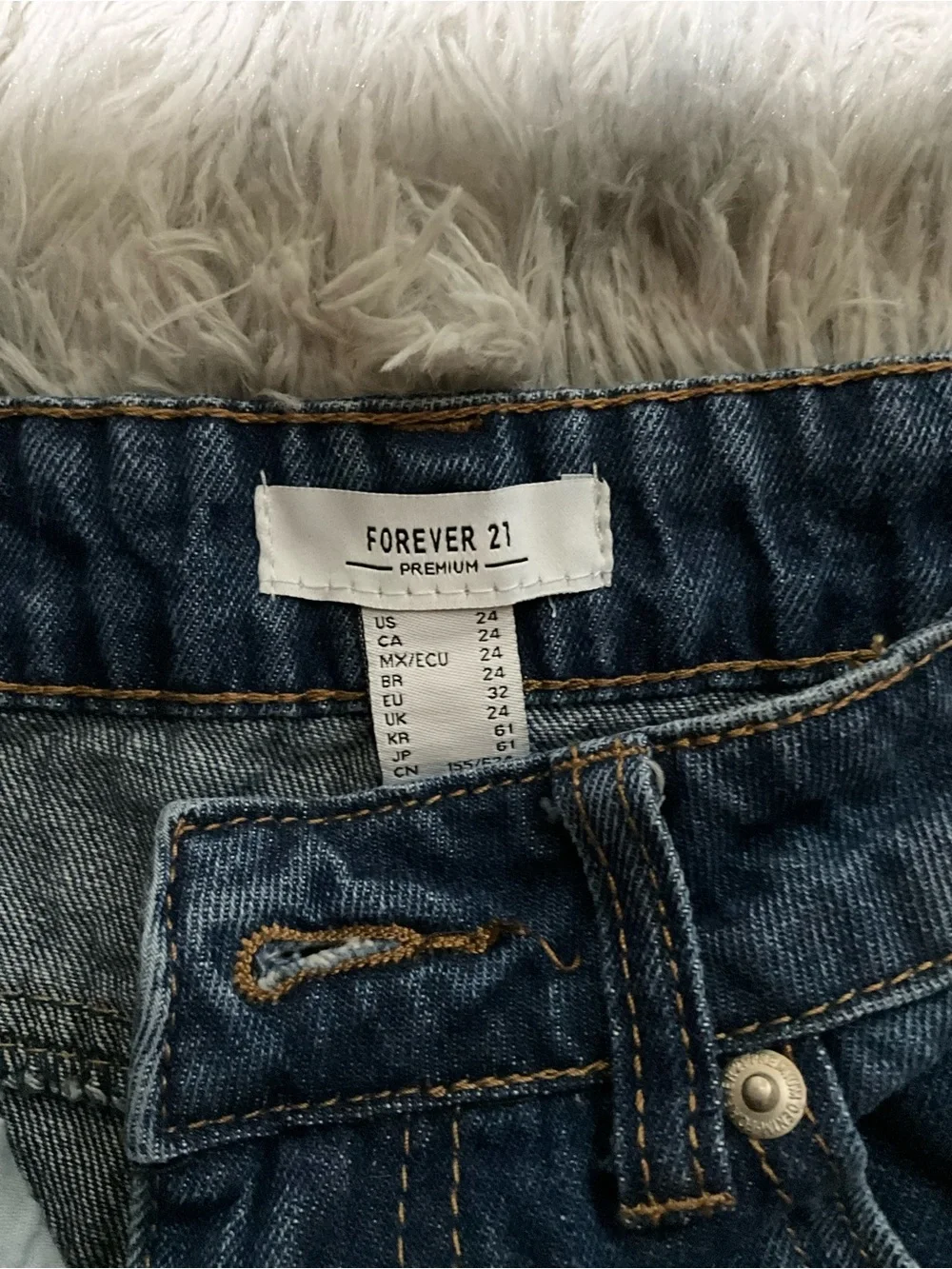 Forever 21 jeans heavy wear